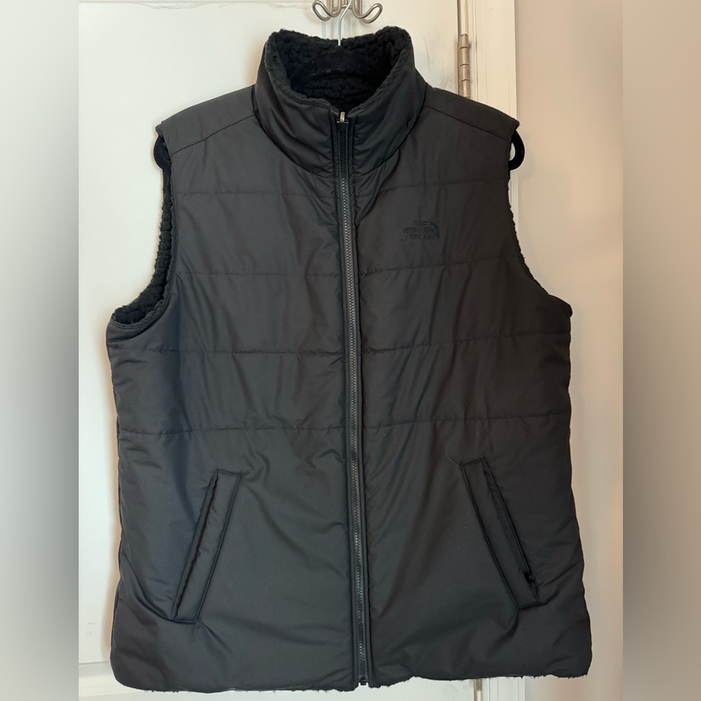 The North Face reversible black vest